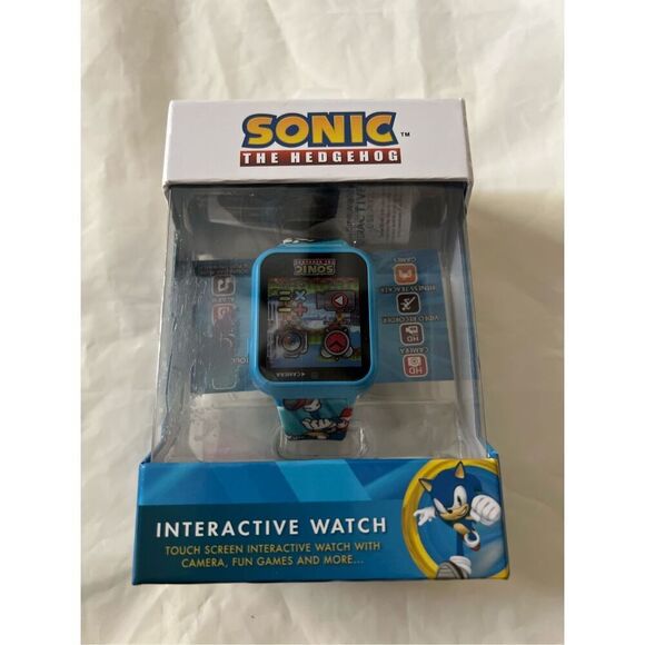 New in box Blue Sonic the Hedgehog interactive wacth - Picture 1 of 3